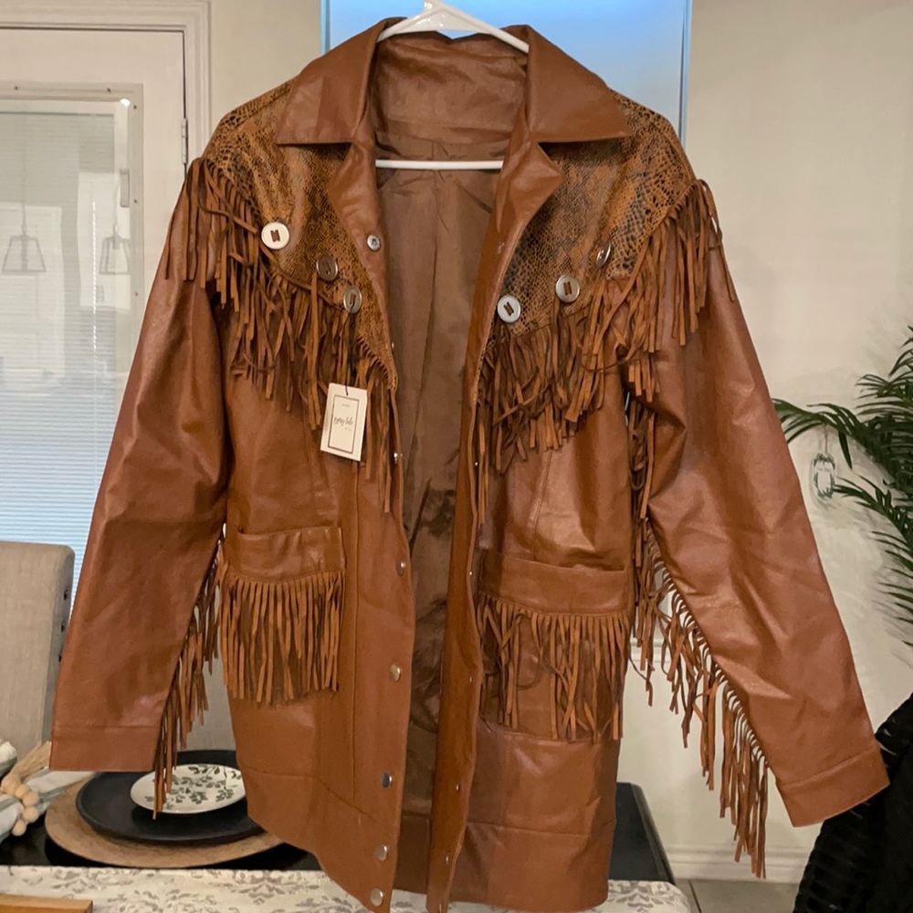 Leather jacket medium